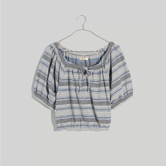 Madewell jacquard keyhole crop top size S - Picture 6 of 8